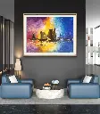 Boat painting (brush strokes )