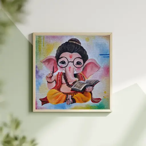 Ganesh painting  (Colourfull)