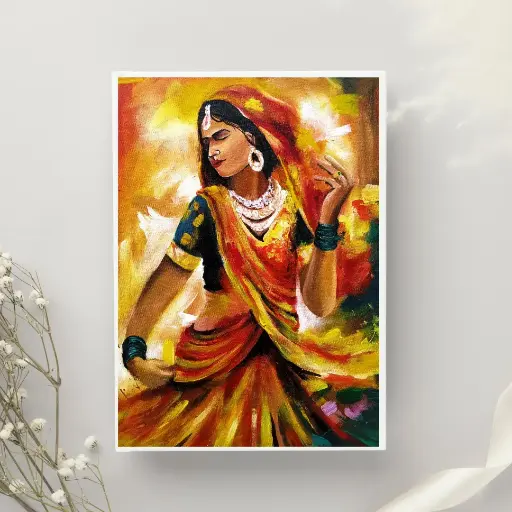 Dancing Lady Painting